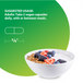 RL Mushroom Complex: Take 2 vegan capsules (5/8') daily with meals. Bowl of berries, yogurt, and granola shown.