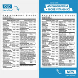 Men's One + Nutrientes de Alimentos Reales, 120 Comprimidos Vegetales