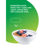 Magnesium Calcium + Real Food Nutrients, 90 Vegan Caplets