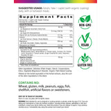 Magnesium Calcium + Real Food Nutrients, 180 Vegan Caplets