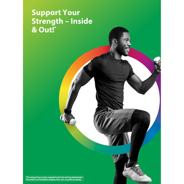 Magnesium Calcium + Real Food Nutrients, 180 Vegan Caplets