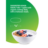 Magnesium Calcium + Real Food Nutrients, 180 Vegan Caplets