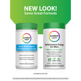 Multivitamines Performance Énergie pour Hommes + Nutriments d'Aliments Réels, 180 Comprimés Végétariens