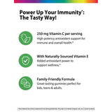 Gummy Vitamin C Slices 250 mg (per Serving), 90 Vegan Gummies