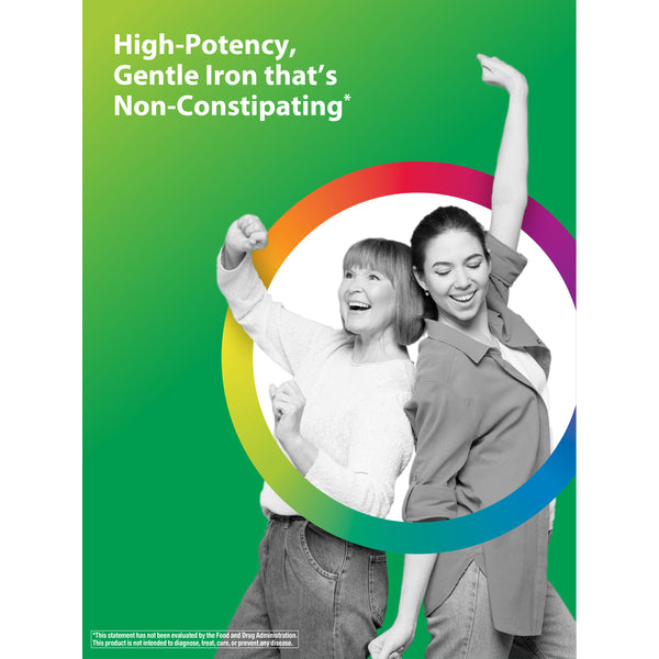 Complete Iron Mini-Tablets + Real Food Nutrients, 60 Vegan Mini-Tablets