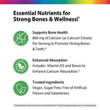 Calcium Citrate Mini-Tablets + Real Food Nutrients, 120 Vegan Mini-Tablets