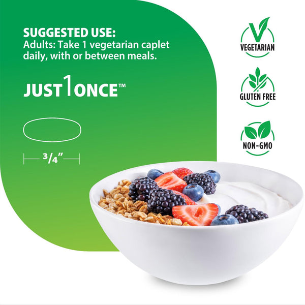 Men's One + Nutrientes de Alimentos Reales, 60 Cápsulas Vegetarianas