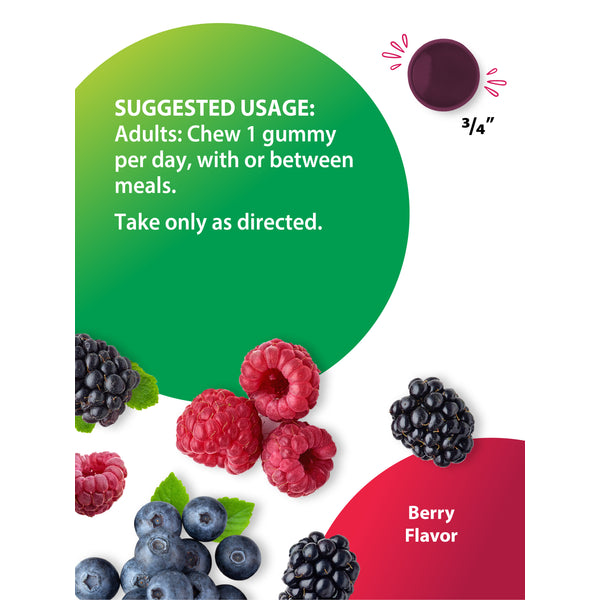 High Potency Vitamin D3 2,000 IU, 60 Vegetarian Gummies Directions