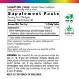 Algae-Derived Astaxanthin 10mg, 60 Softgels