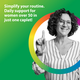 Women's One 50+ plus Real Food Nutrients, 150 Vegetarian Caplets