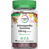 Ashwagandha Gummies 500 mg Tropical Flavor, 60 Vegan Gummies