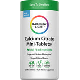 Calcium Citrate Mini-Tablets + Real Food Nutrients, 120 Vegan Mini-Tablets