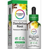 Rainbow Light Super Concentrated Dandelion Root Liquid Extract, alcohol-free, in a 2 fl. oz. (59 mL) bottle.