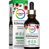 Rainbow Light Echinacea Liquid Extract, 2 fl. oz. (59 mL). Super Concentrated, Non-GMO, Vegan, Gluten Free, Alcohol Free.