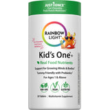 Kid’s One Multi + Real Food Nutrients Fruit Punch, 50 Chewable Vegan Tablets Bottle