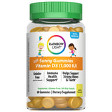 Kids Sunny Gummies Vitamin D3 1000 IU, 60 Vegetarian Gummies