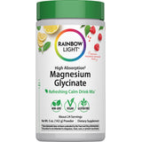 Rainbow Light Magnesium Glycinate Powder, Raspberry Lemonade Flavor, 5 oz, non-GMO, vegan, and gluten-free.