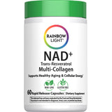 NAD+ Trans-Resveratrol Multi Colágeno, 60 Cápsulas de Liberação Rápida