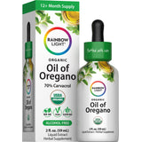 Extracto líquido de aceite de orégano sin alcohol (orgánico), 2 fl oz (59 mL) líquido