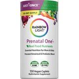 Prenatal One + Real Food Nutrients, 150 Vegan Caplets