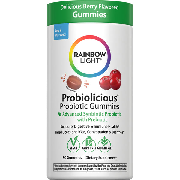 Probiolicious Probiotic Gummies, 50 Vegan Gummies
