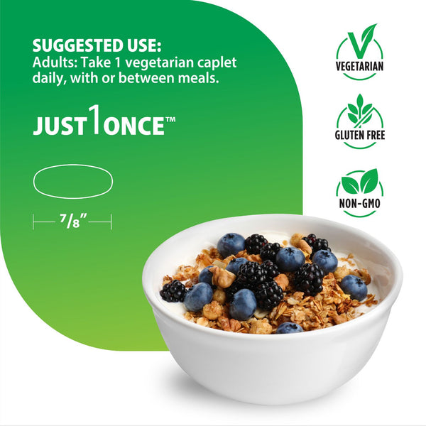 Men's One 50+ plus Real Food Nutrients, 120 Vegetarian Caplets