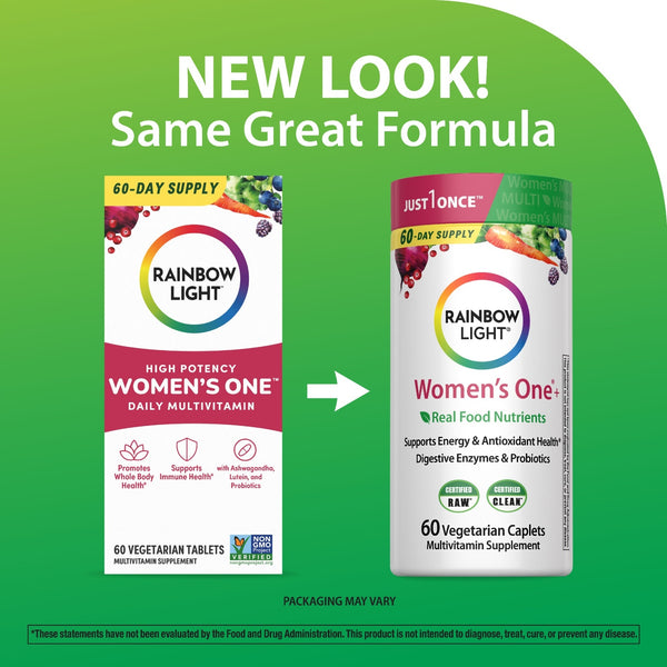 Women's One + Real Food Nutrients, 60 Vegetarian Caplets