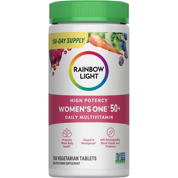 Women's One 50+ plus Real Food Nutrients, 150 Vegetarian Caplets