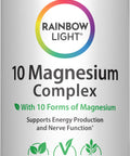 10 Magnesium Complex, 90 Vegan Capsules. Supports energy and nerve function. Non-GMO, Vegan, Gluten Free.