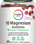 Ten sour grape-flavored magnesium gummies, featuring 10 types of magnesium. Contains 60 vegan, non-GMO, gluten-free gummies.