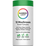 Complesso di 10 Funghi Potenti, 60 Capsule Vegane