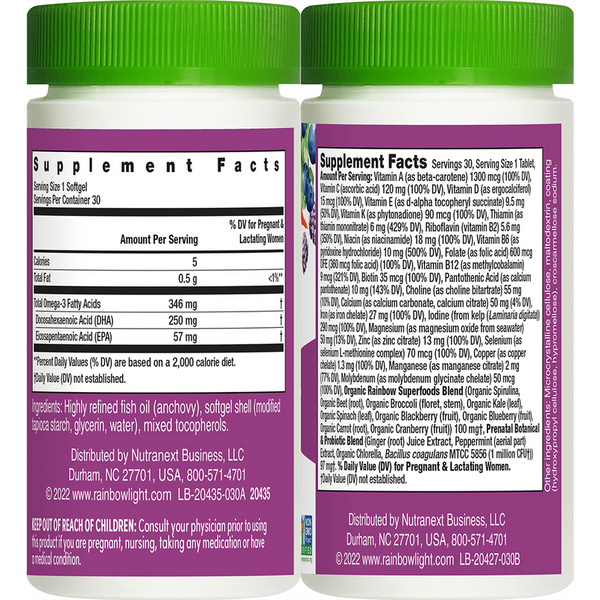 Prenatal Daily Duo Multivitamin & DHA, 2 Bottles 30 Day Supply