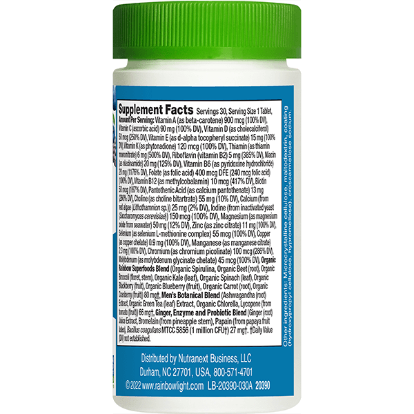 Men's One + Real Food Nutrients, 120 Vegetarian Caplets