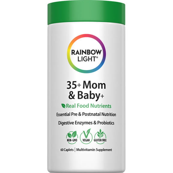 35+ Mom & Baby + Real Food Nutrients, 60 Caplets