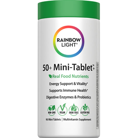 50+ Mini-Tablet plus Real Food Nutrients, 90 Vegan Tablets