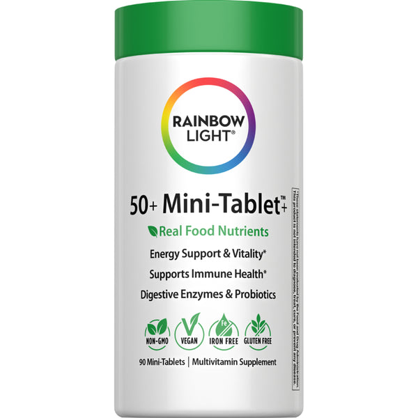 50+ Mini-Tablet plus Real Food Nutrients, 90 Vegan Tablets