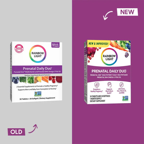 Prenatal Daily Duo Multivitamin & DHA, 2 Bottles 30 Day Supply