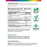 Calcium Magnesium and Vegan D3 + Real Food Nutrients, 180 Vegetarian Caplets