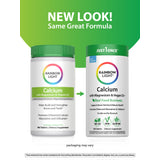 Calcium Magnesium and Vegan D3 + Real Food Nutrients, 180 Vegetarian Caplets