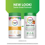 Kid’s One Multi + Real Food Nutrients Fruit Punch, 90 Chewable Vegan Tablets