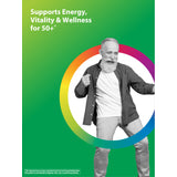 Active Adult 50+ plus Real Food Nutrients, 90 Vegan Caplets
