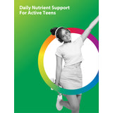Teen Active Multivitamin + Real Food Nutrients Gummies, 120 Gummies