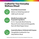 Mucuna Ashwagandha, 3000 mg (per serving), 200 Vegan Capsules