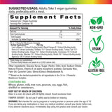Supplement Facts panel displaying information for RL Mushroom Complex 60 Gummies.