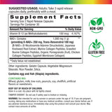 NAD+ Trans-Resveratrol Multi Collagen, 60 Rapid Release Capsules