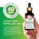 Valerian Root Liquid Extract, 2 fl. oz. (59 mL) dropper bottle with label showing Non-GMO, Vegan, and Gluten Free.