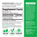 Supplement Facts panel for RL Valerian Root Extract 2 fl oz, detailing ingredients and nutritional information.