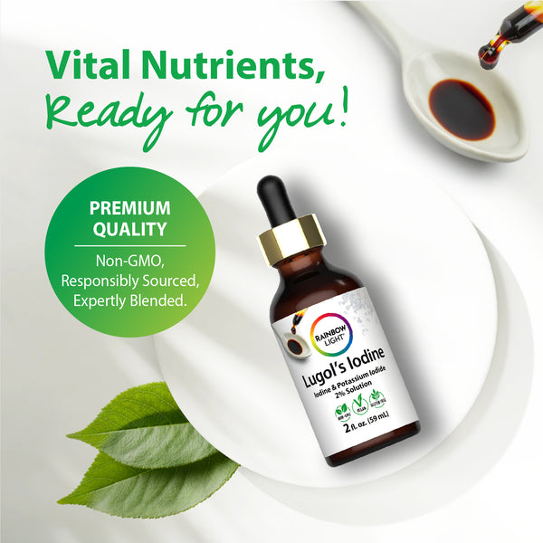 Soluzione di Iodio di Lugol (2%), 2 fl oz (59 mL) Liquido