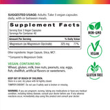 Glicinato de Magnesio 325 mg, 120 Cápsulas Veganas