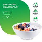 Certifiée Femmes + Multi Nutriments Alimentaires Réels, 120 Capsules Végétariennes